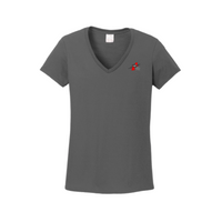 GCC - Gildan Ladies Heavy Cotton 100% Cotton V-Neck T-Shirt