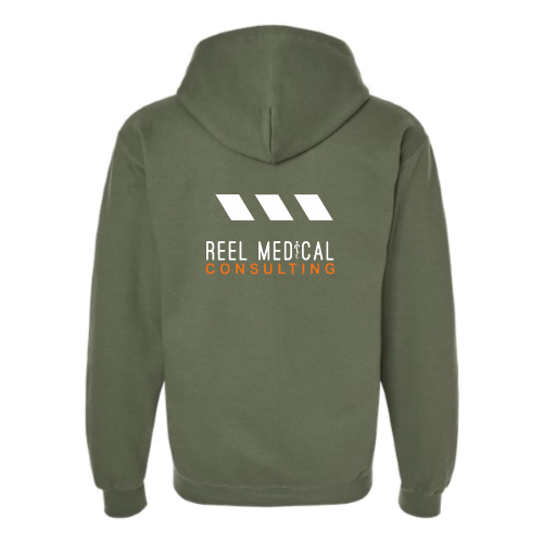 Reel Medical Consulting - Gildan Softstyle Full-Zip Hooded Sweatshirt v1