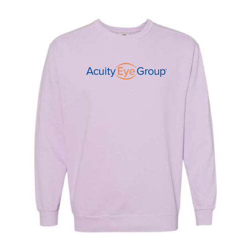 AcuityEyeGroup - Pigment-Dyed Crewneck Sweatshirt - Printed