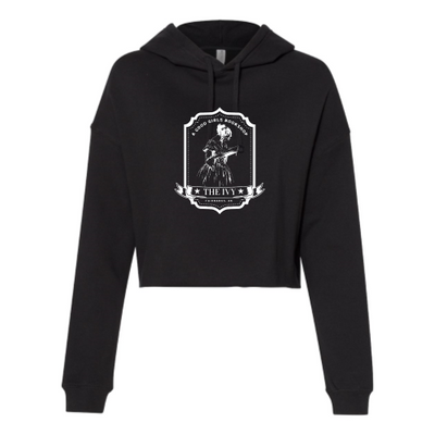 The Ivy Bookshop - Independent Trading Women's Crop Hoodie