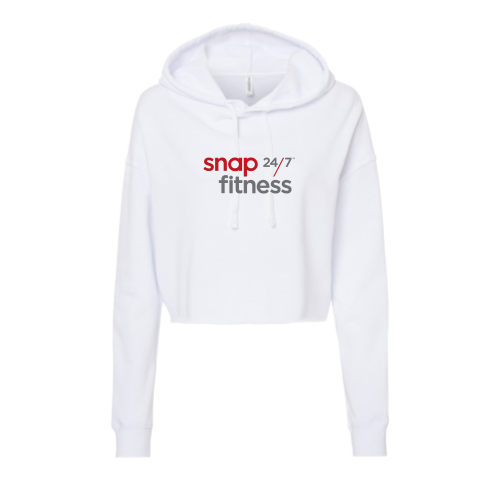 SnapFitness - Independent Trading - Women's Crop Hoodie