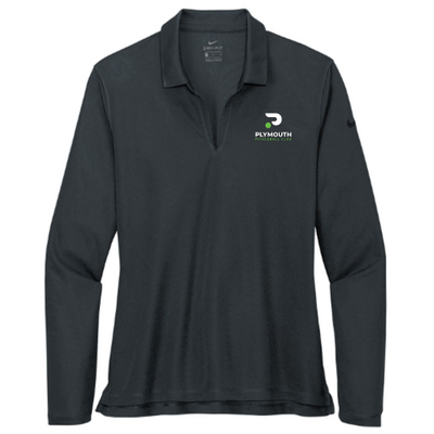 Plymouth Pickleball Club - Nike Ladies Dri-FIT Long Sleeve Polo v2