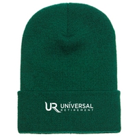 UniversalRetirement Cuffed Knit Beanie Dark