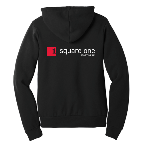 SquareOne - Unisex Poly/Cotton Hooded Pullover Sweatshirt