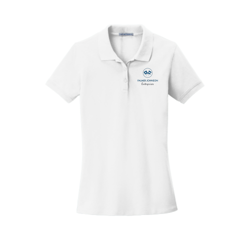 PJEnt - Port Authority - Ladies EZCotton Polo  - White