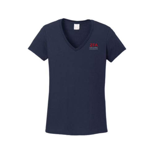 ZFA - Gildan Ladies Heavy Cotton 100% Cotton V-Neck T-Shirt