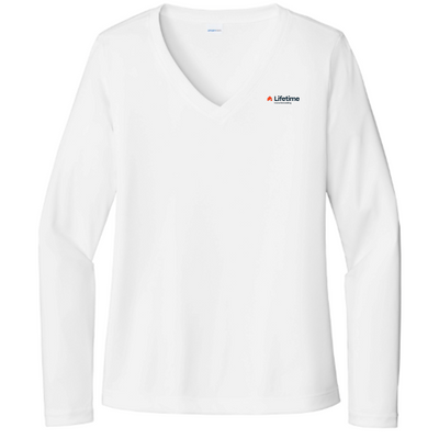 Lifetime - Sport-Tek - Ladies' Long Sleeve PosiCharge Competitor V-Neck Tee v2