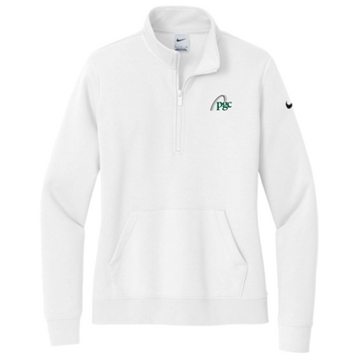 PGC -  Nike Ladies Club Fleece Sleeve Swoosh 1/2-Zip v1
