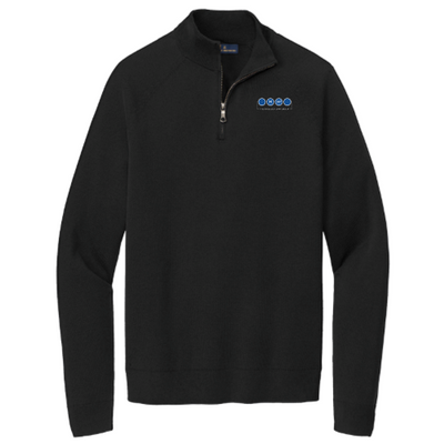 MH2 - Brooks Brothers Cotton Stretch 1/4-Zip Sweater - v1