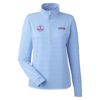 BeverlyHillsWomensGolfClub - Women's Microstripe Sankaty Half-Zip Pullover v1