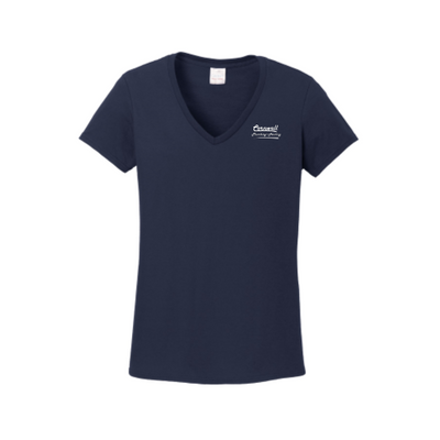 Cornwall Plumbing & Heating - Gildan Ladies Heavy Cotton 100% Cotton V-Neck T-Shirt