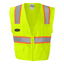 JackHornsbyElectric - Solid Front Safety Vest With Mesh Back