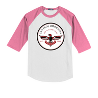 White/ Bright Pink