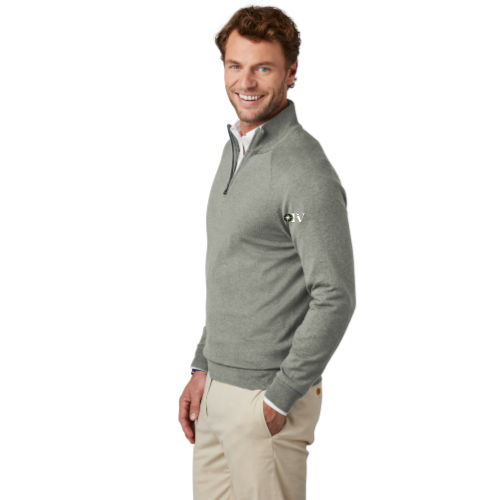 PVFinancial - Brooks Brothers Cotton Stretch 1/4-Zip Sweater BB18402