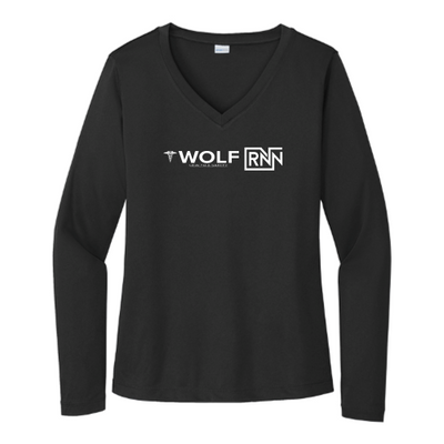 RNNMedical - Sport Tek Ladies Long Sleeve V Neck Competitor Tee