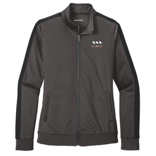 Reel Medical Consulting  - Sport-Tek Ladies Tricot Sleeve Stripe Track Jacket
