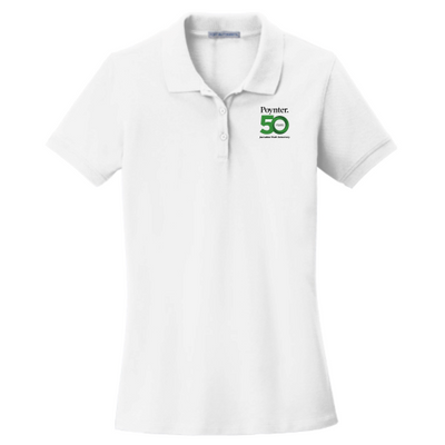 Poynter - Port Authority - Ladies EZCotton Polo - White
