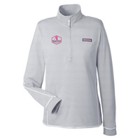 BeverlyHillsWomensGolfClub - Women's Microstripe Sankaty Half-Zip Pullover v1