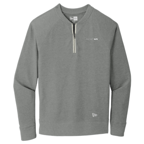 AgencyKPI - New Era Sueded Cotton Blend 1/4-Zip Pullover
