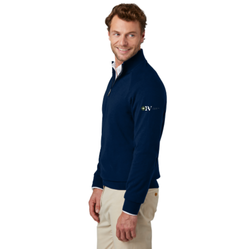 PVFinancial - Brooks Brothers Cotton Stretch 1/4-Zip Sweater BB18402