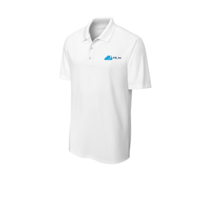 PiE - White Sport-Tek UV Micropique Polo ST740
