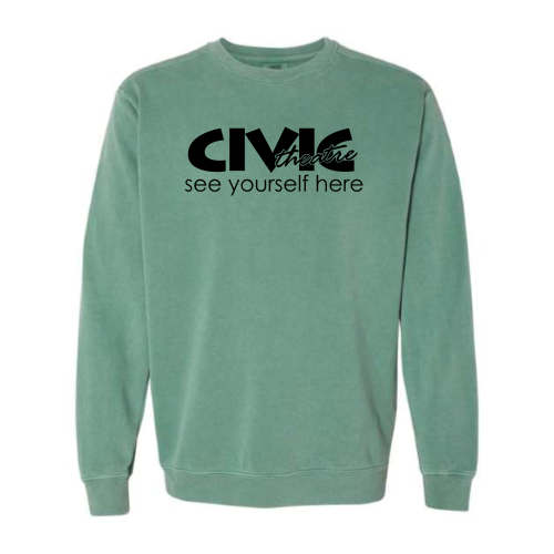 CivicTheatreMerch - Pigment-Dyed Crewneck Sweatshirt