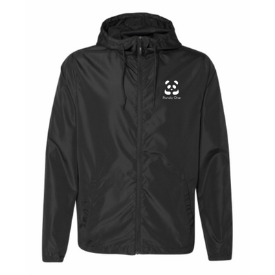 Panda One - Independent Trading Unisex Full Zip Windbreaker