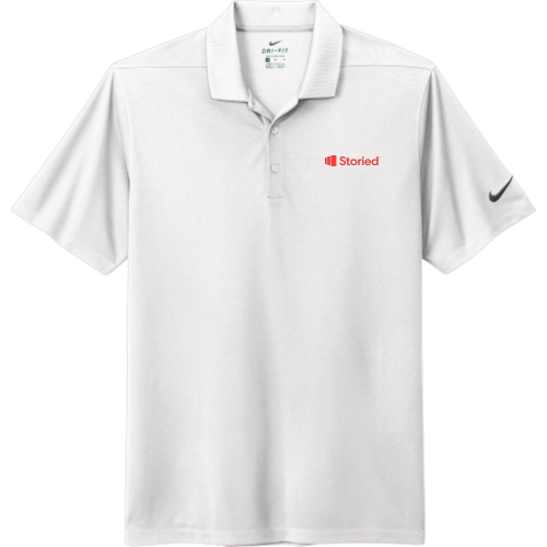Storied1 - Nike Dri-FIT Micro Pique 2.0 Polo - White