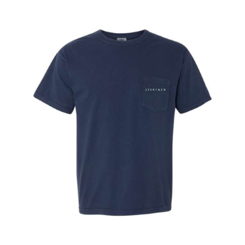 Lydecker Unisex Pocket Garment Dyed T Shirt