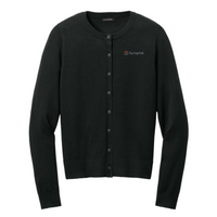 Synoptek - Port Authority Women’s Easy Care Crewneck Cardigan Sweater
