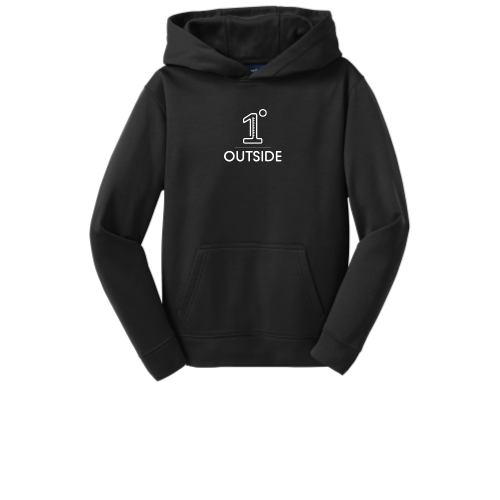 1DegreeOutside - Sport-Tek Youth Sport-Wick Fleece Hooded Pullover