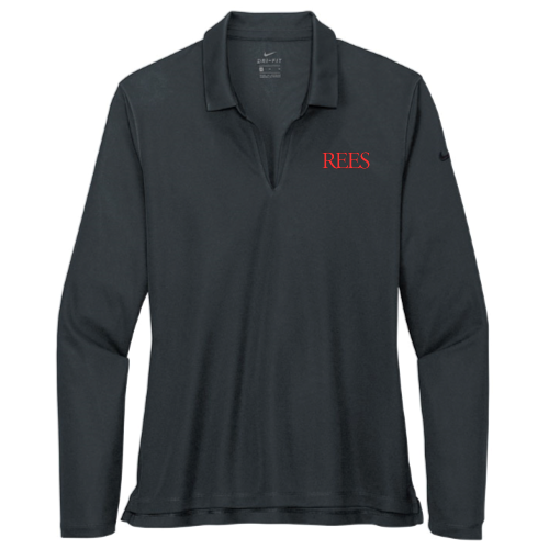 REES - Nike - Ladies Dri-FIT Long Sleeve Polo v1
