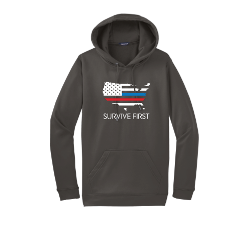 SurviveFirst -  Sport-Tek Sport-Wick Fleece Hooded Pullover