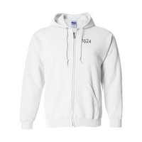 1924 Fine Men's Salon - Gildan Heavy Blend Full Zip Hooded Sweatshirt