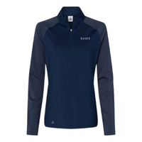 ExistX - Women's Stripe Block Quarter-Zip Pullover