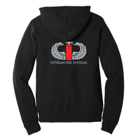VeteranFireSystems - Unisex Poly/Cotton Hooded Pullover Sweatshirt