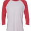 Vintage Red Heather White