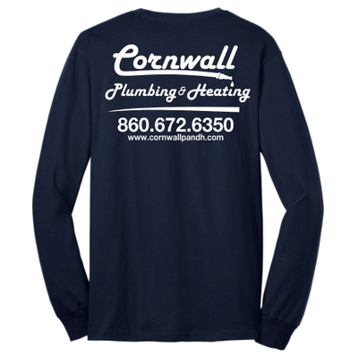 Cornwall Plumbing & Heating -  Port & Company Tall Long Sleeve 50/50 Cotton/Poly T-Shirt