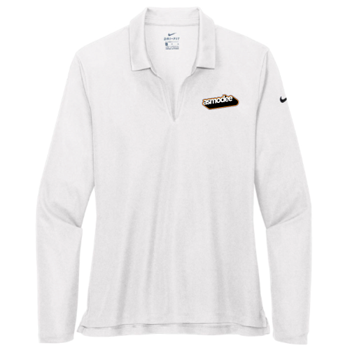 asmodee - Nike Ladies Dri-FIT Long Sleeve Polo