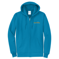 UpClosets - Port & Company Classic Full-Zip Hooded Sweatshirt