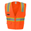 JackHornsbyElectric - Solid Front Safety Vest With Mesh Back