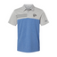 Nebraska State Fair - Adidas Men's Heathered 3-Stripes ColorBlocked Polo