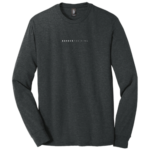 BaseckTraining - District Made Mens Perfect Tri Long Sleeve Crew Tee