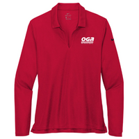 OGA - Nike Ladies Dri-FIT Micro Pique 2.0 Long Sleeve Polo