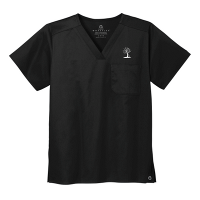 EssentialSpeech - WonderWink Unisex WorkFlex Chest Pocket V-Neck Top