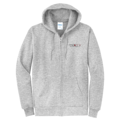 Pineview - Port & Company Classic Full-Zip Hooded Sweatshirt