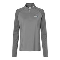 Servos.io -Women's Stripe Block Quarter-Zip Pullover