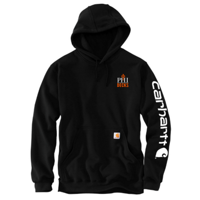 PhiDecks -Carhartt Midweight Hooded Logo Sweatshirt