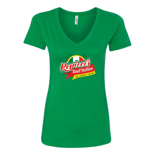 RepiccisRealItalianIceAndGelato  - Next Level - Womens V-Neck