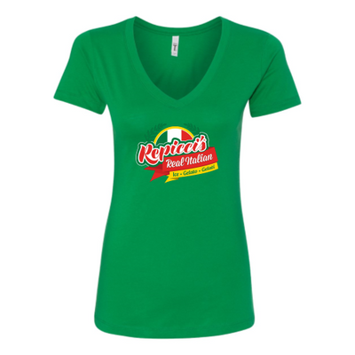 RepiccisRealItalianIceAndGelato  - Next Level - Womens V-Neck